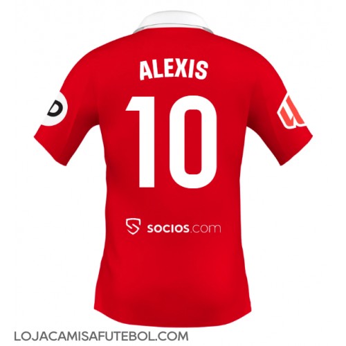 Camisa de Futebol Sevilla Alexis Sanchez #10 Equipamento Secundário 2025-26 Manga Curta